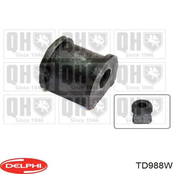 Втулка стабилизатора TD988W Delphi