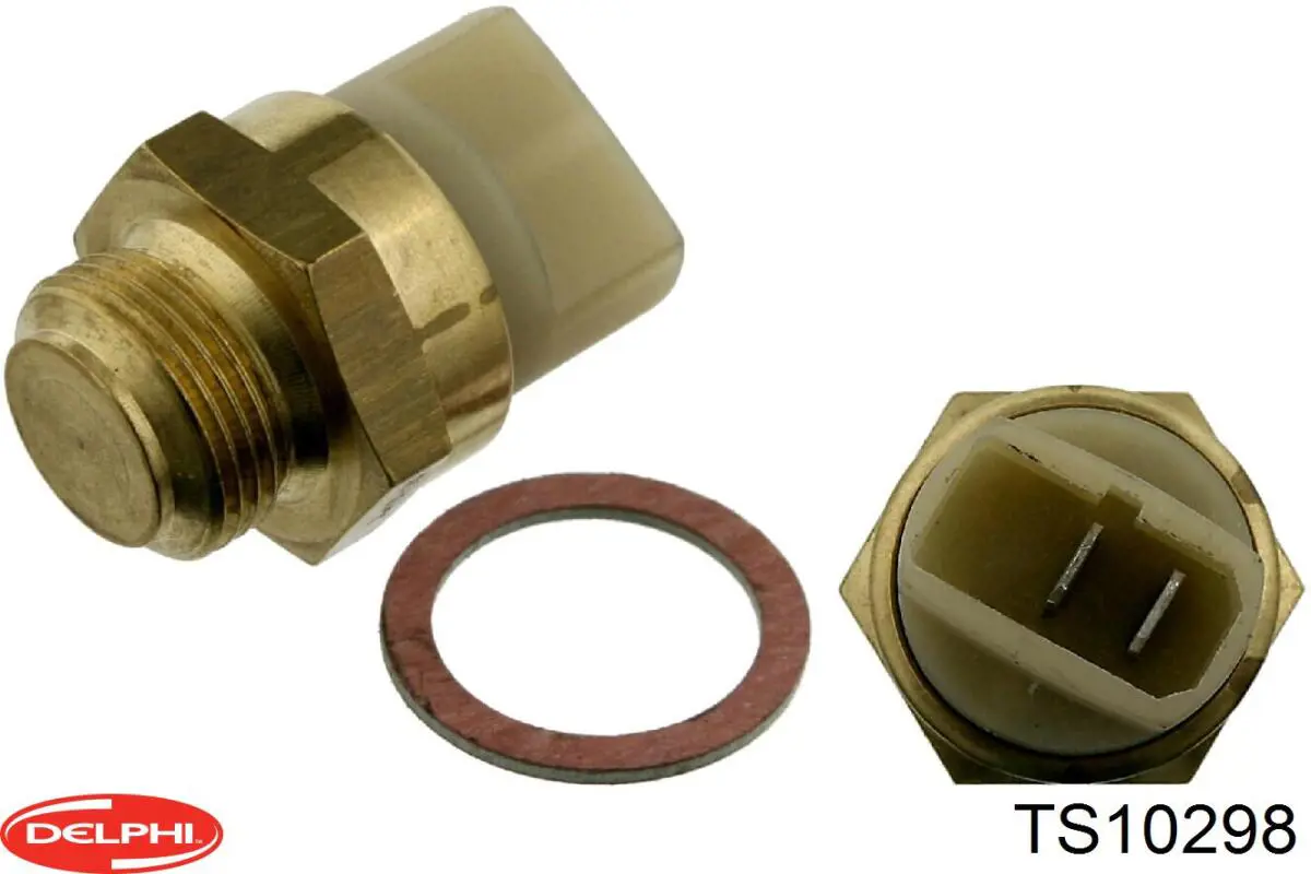 Sensor, temperatura del refrigerante (encendido el ventilador del radiador) TS10298 Delphi