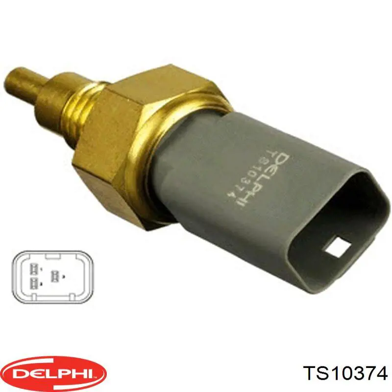 TS10374 Delphi датчик температуры охлаждающей жидкости