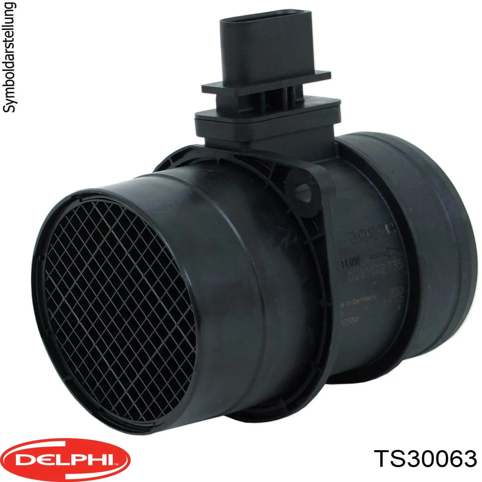 Sensor de temperatura, gas de escape, después de Filtro hollín/partículas TS30063 Delphi