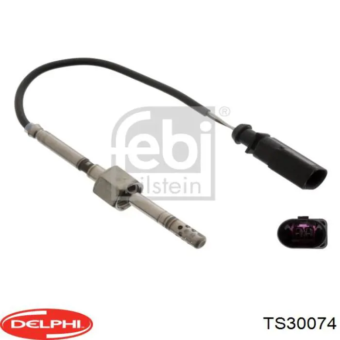 TS30074 Delphi sensor de temperatura dos gases de escape (ge, depois de catalisador)