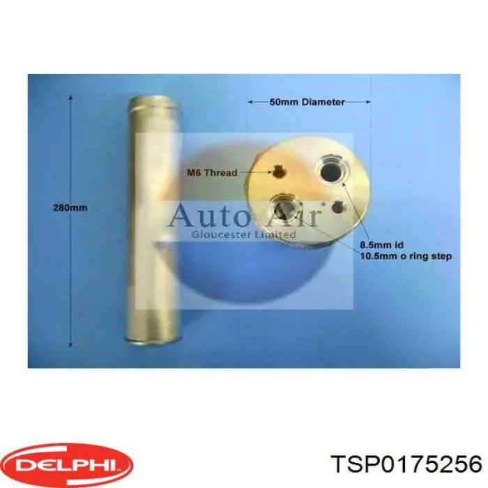 TSP0175256 Delphi Ресивер-осушитель кондиционера