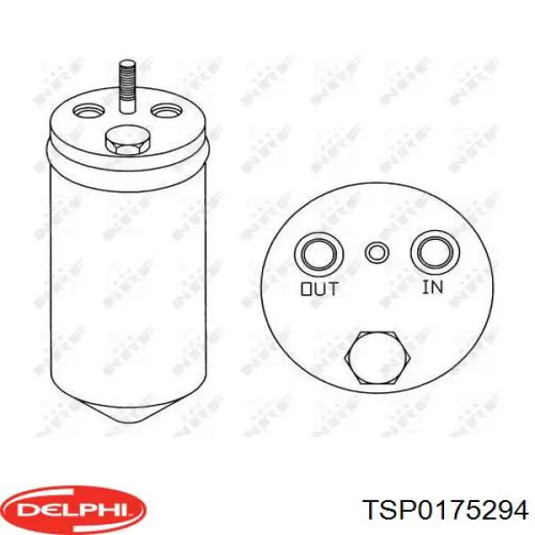 Осушитель кондиционера TSP0175294 Delphi