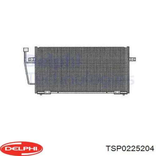 TSP0225204 Delphi радиатор кондиционера