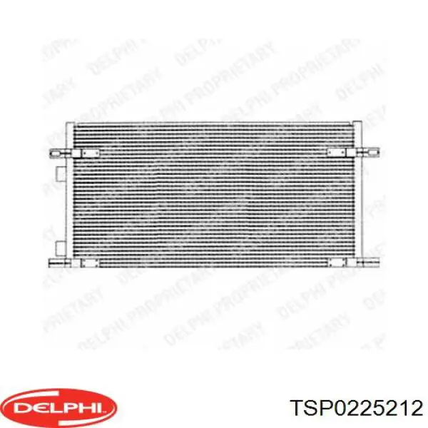 Радиатор кондиционера Delphi TSP0225212