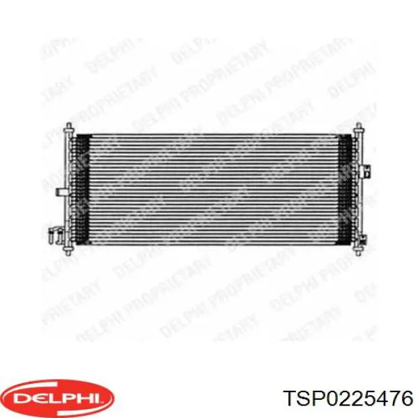 TSP0225476 Delphi радиатор кондиционера