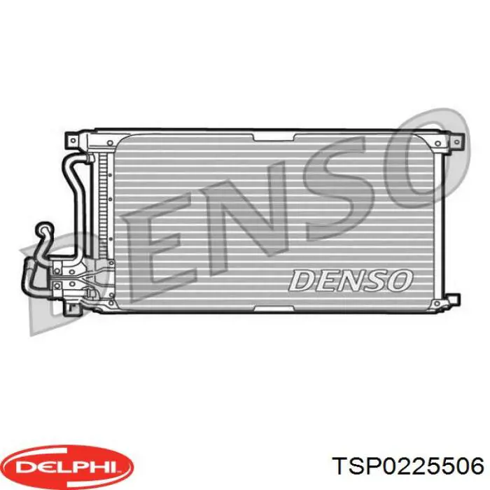 TSP0225506 Delphi радиатор кондиционера