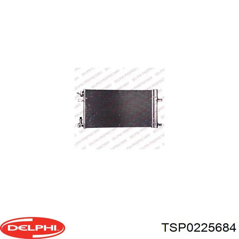 Конденсатор кондиционера Delphi TSP0225684 цена, от 78.38 USD