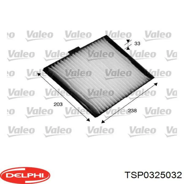 TSP0325032 Delphi фильтр салона