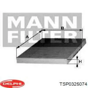 Купить TSP0325074 Delphi Фильтр салона угольный