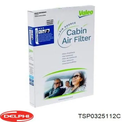 Купить TSP0325112C Delphi Фильтр салона угольный