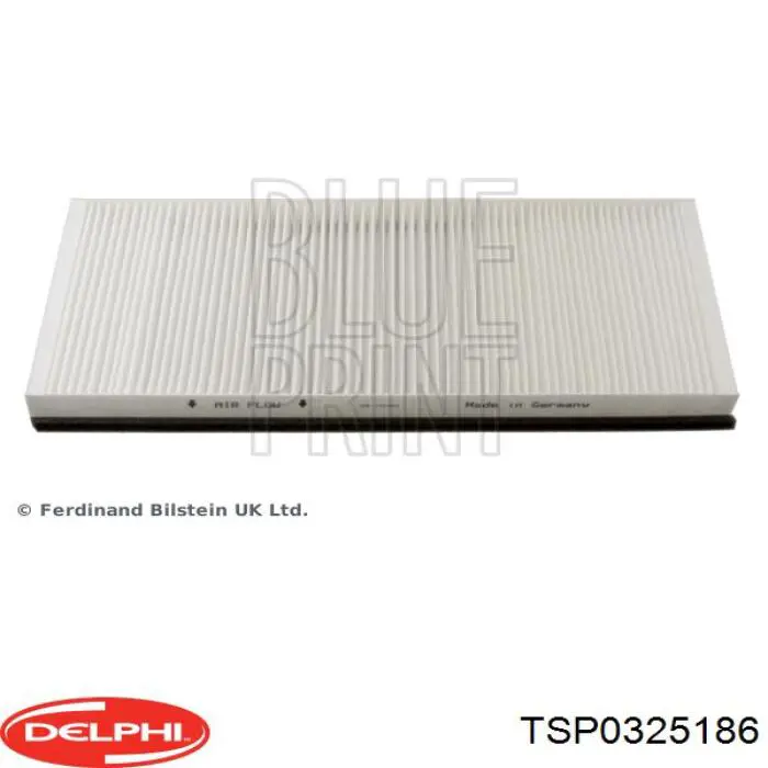 Фильтр воздушный отопителя Delphi TSP0325186 цена, от 11.21 USD