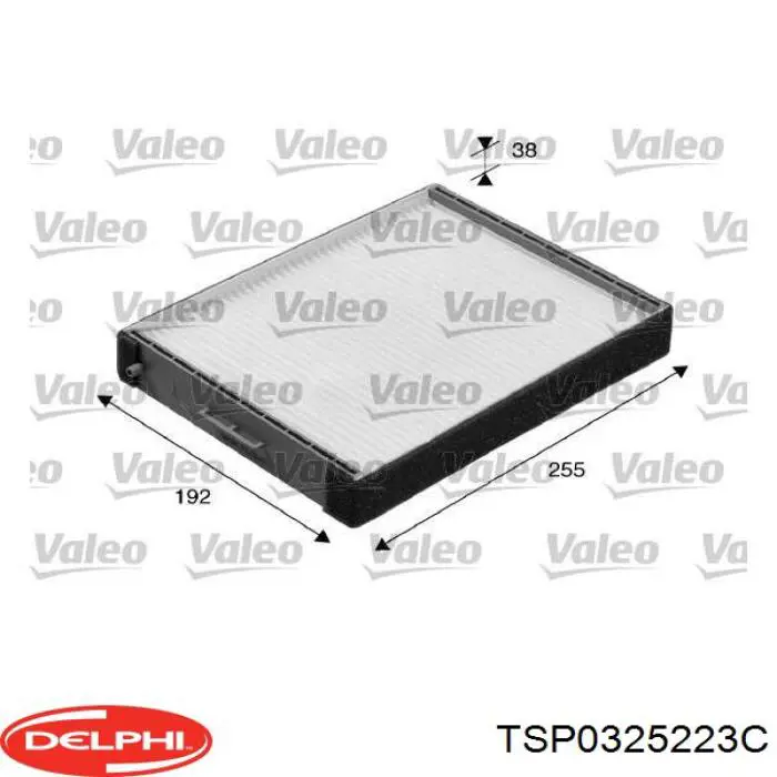TSP0325223C Delphi фильтр салона
