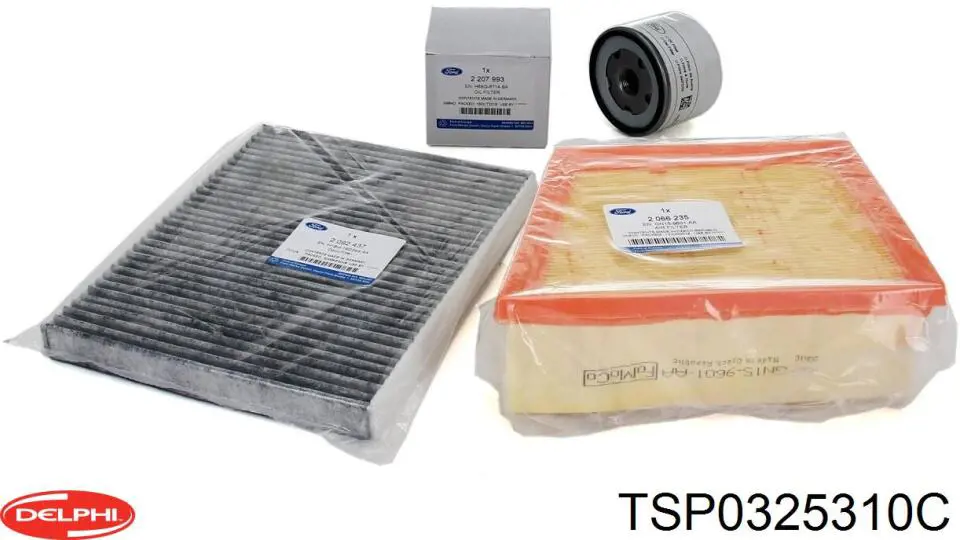 Фильтр воздушный отопителя Delphi TSP0325310C цена, от 4.49 USD