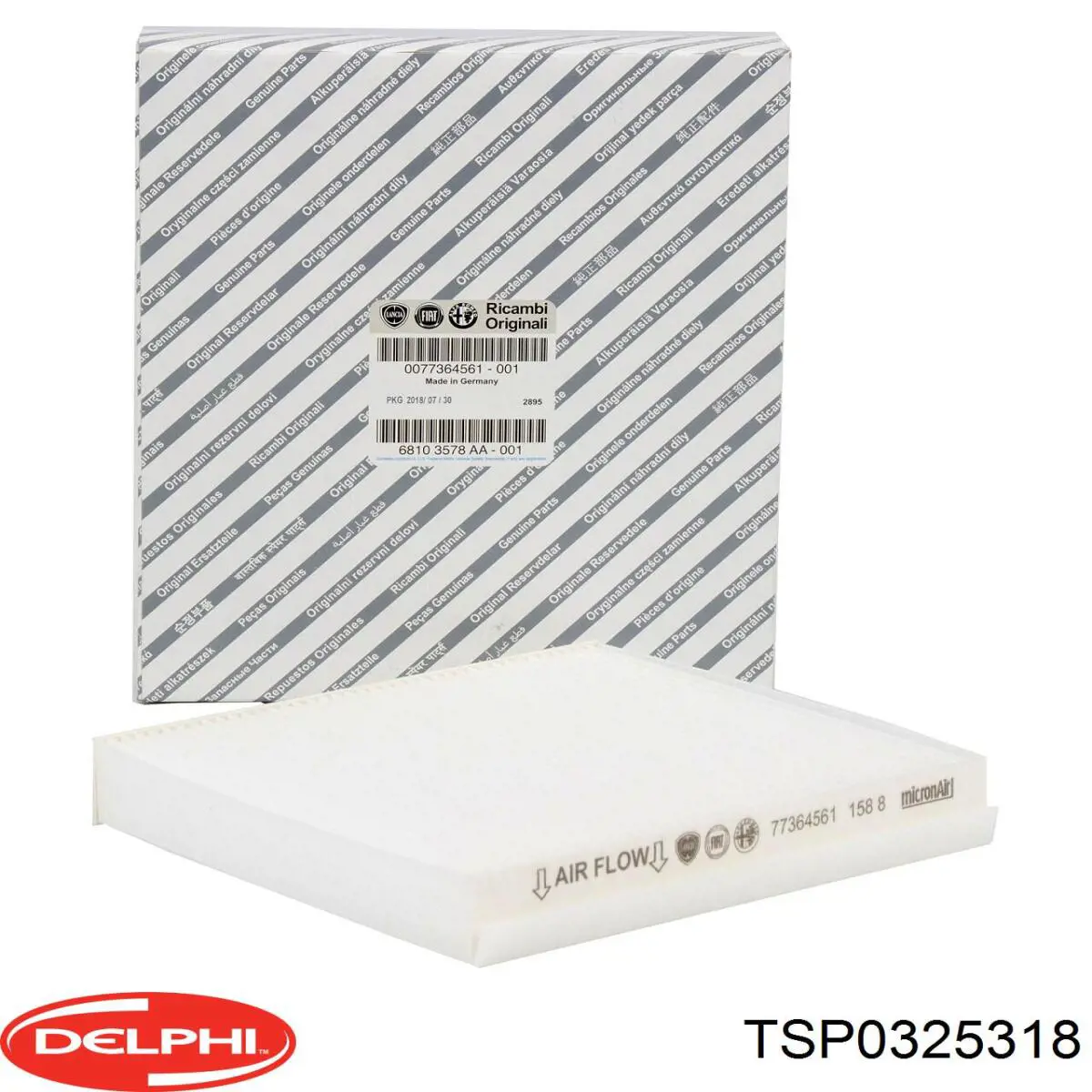 TSP0325318 Delphi фильтр салона