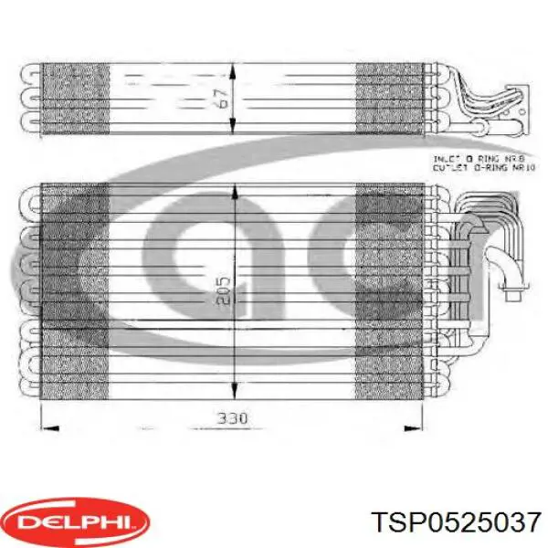 817512 VALEO Радиатор отопителя салона