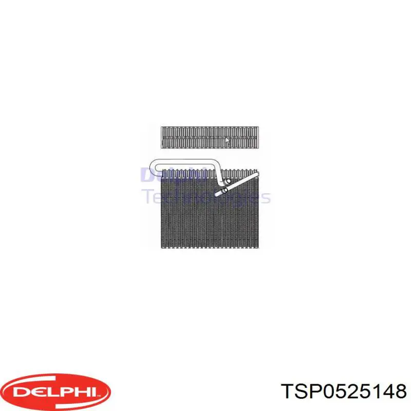 Радиатор отопителя салона TSP0525148 DELPHI