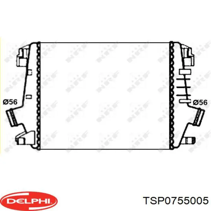 TSP0755005 Delphi интеркулер