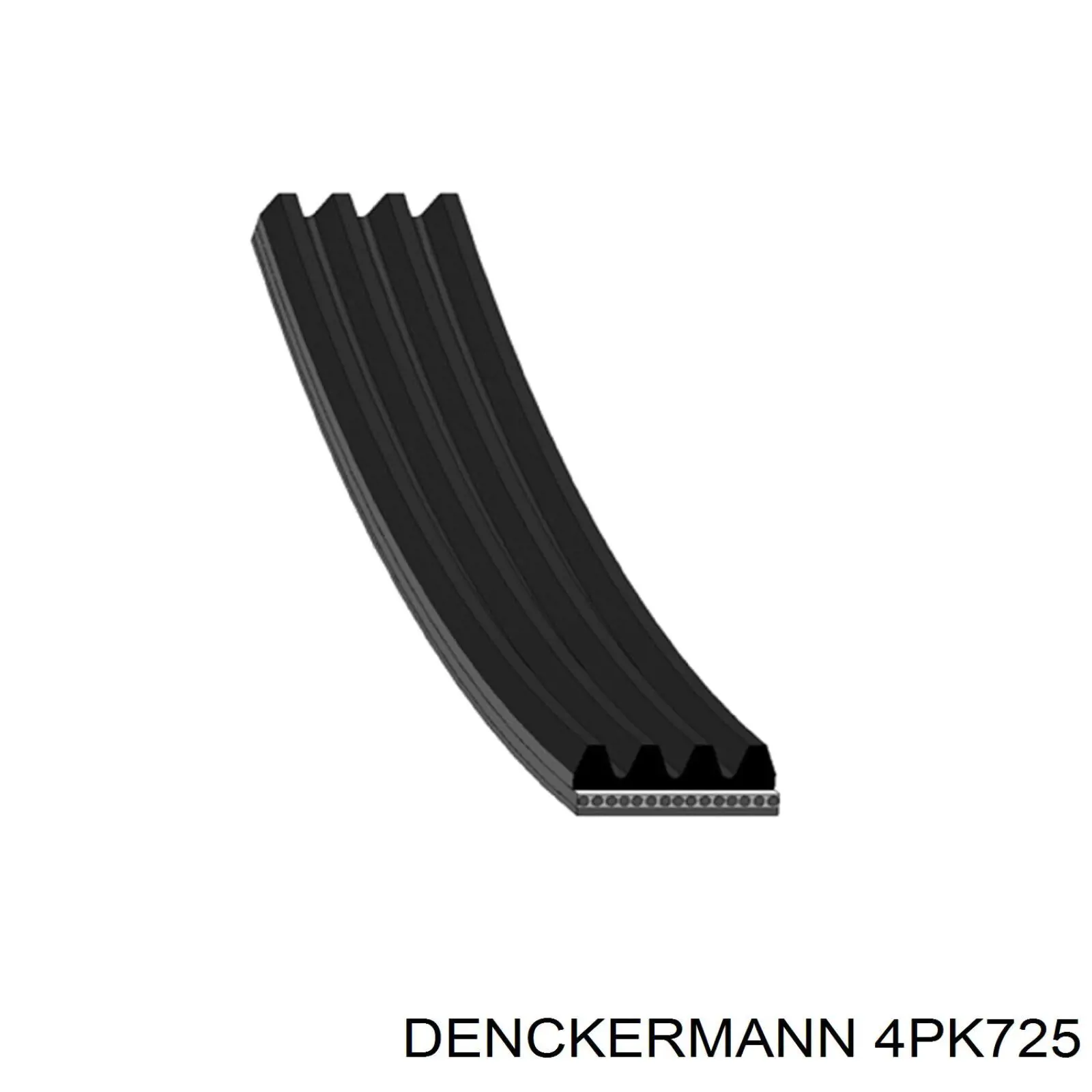 4PK725 Denckermann ремень генератора