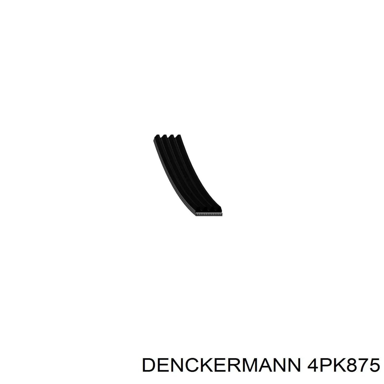 4PK875 Denckermann ремень генератора