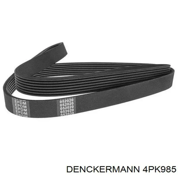 4PK985 Denckermann ремень генератора