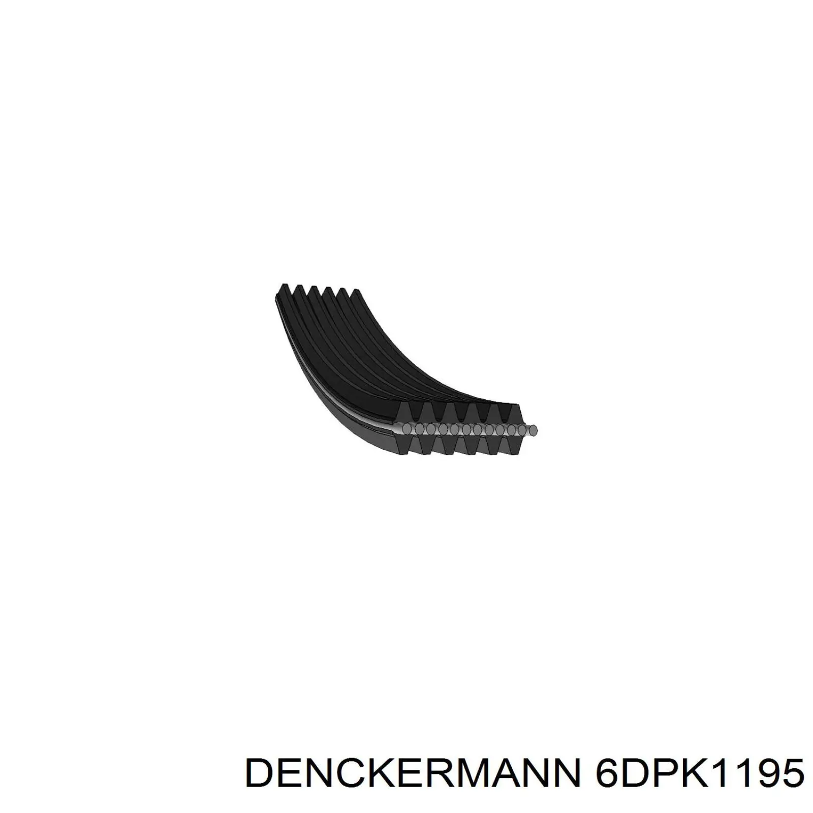 Купить 6DPK1195 Denckermann Ремень генератора