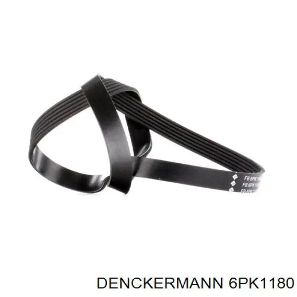 6PK1180 Denckermann ремень генератора