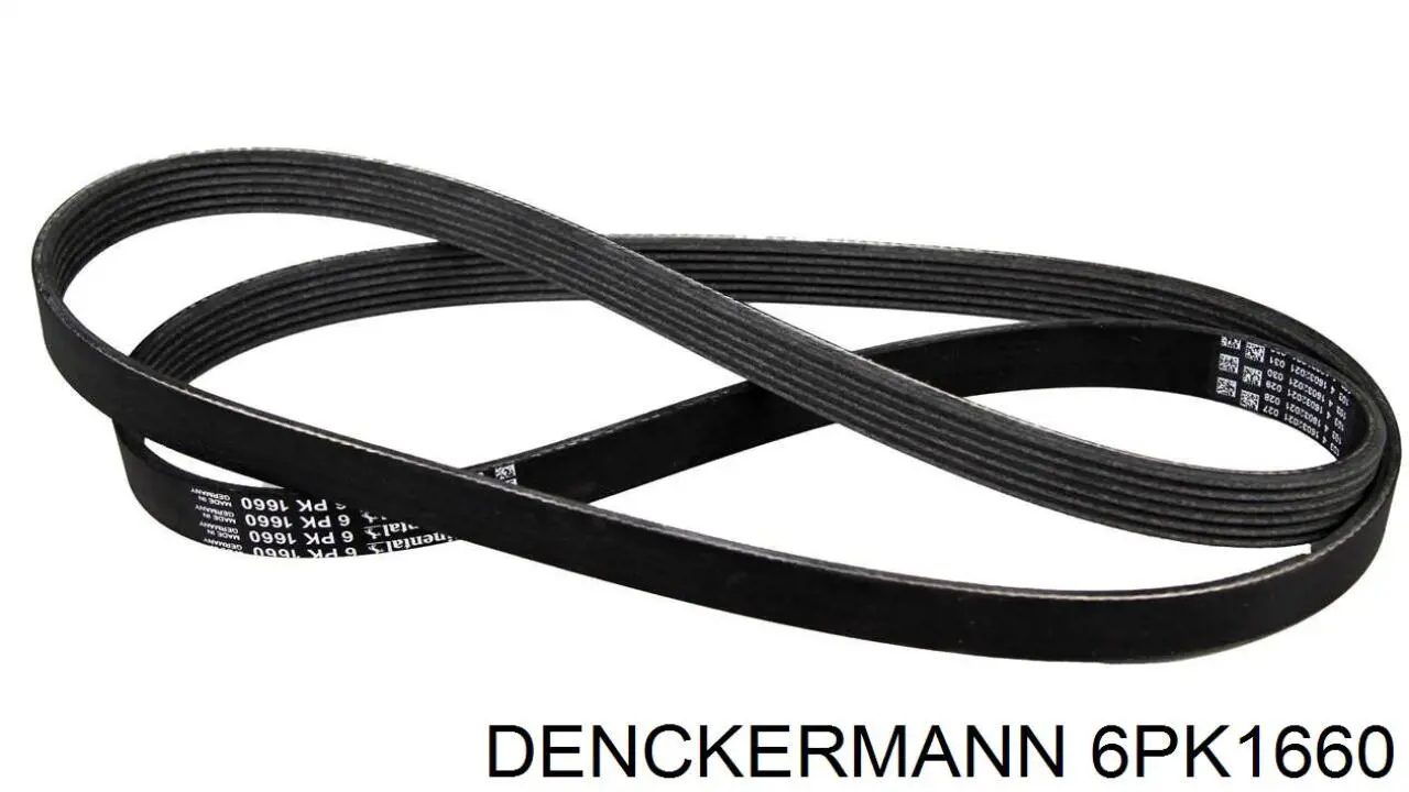 Купить 6PK1660 Denckermann Ремень генератора