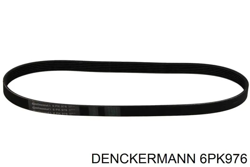 Купить 6PK976 Denckermann Ремень генератора