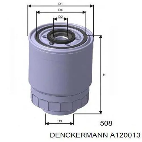 Фильтр тонкой очистки топлива Denckermann A120013 цена, от 7.50 USD