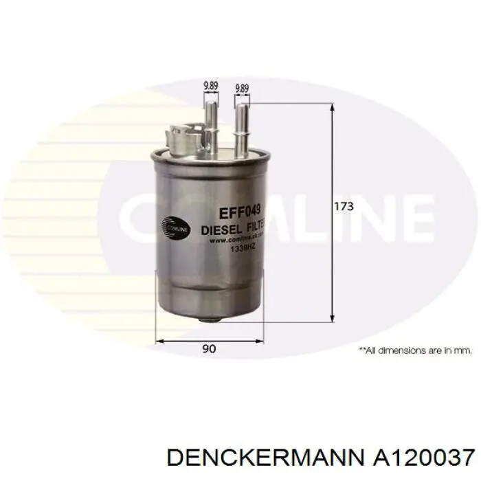 Фильтр тонкой очистки топлива Denckermann A120037 цена, от 7.30 USD