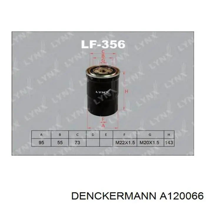 Купить A120066 Denckermann Фильтр-отстойник топлива грубой очистки