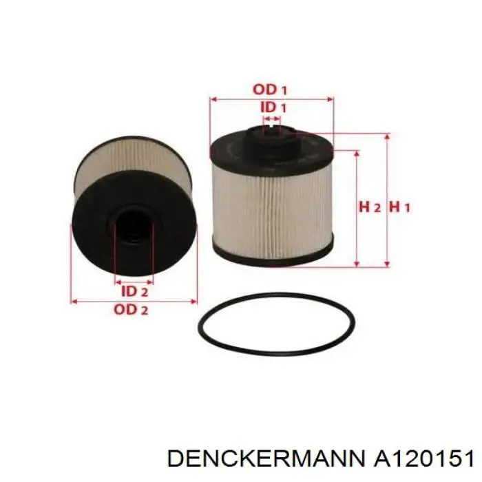 A120151 Denckermann топливный фильтр