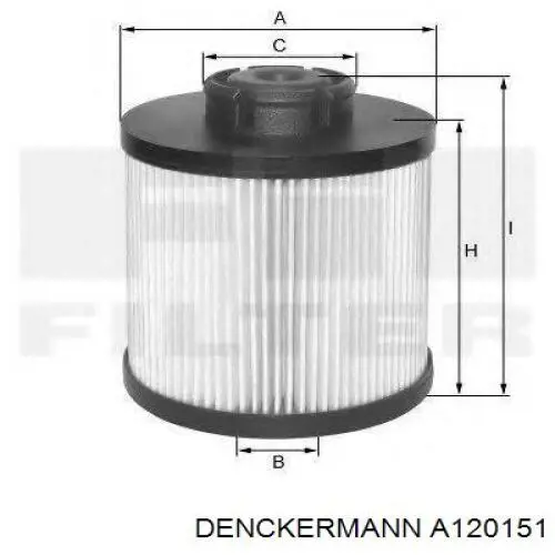 Фильтр тонкой очистки топлива Denckermann A120151 цена, от 7.33 USD