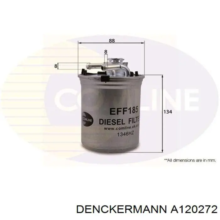 Фильтр тонкой очистки топлива Denckermann A120272 цена, от 9.87 USD