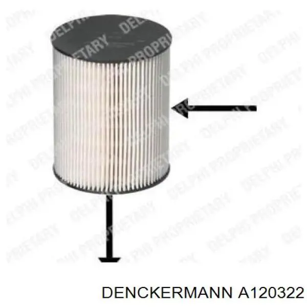 Купить A120322 Denckermann Фильтр-отстойник топлива грубой очистки