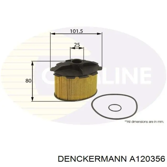 Топливный фильтр A120356 Denckermann