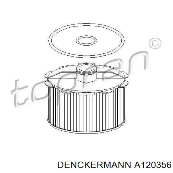 Фильтр тонкой очистки топлива Denckermann A120356 цена, от 5.20 USD