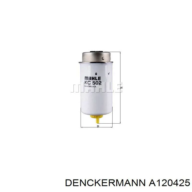 Фильтр тонкой очистки топлива Denckermann A120425 цена, от 13.09 USD