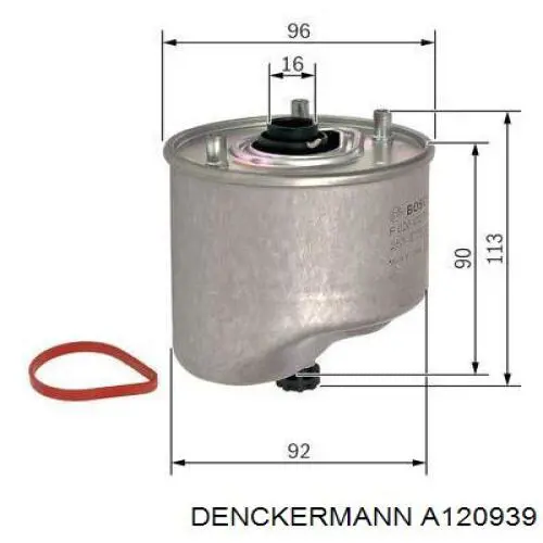 Фильтр топливный Denckermann A120939