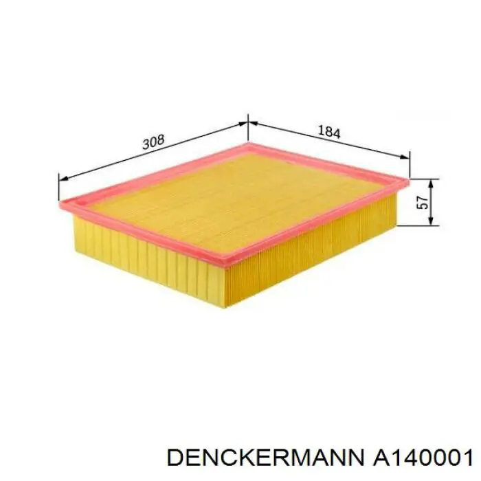 Элемент воздушного фильтра Denckermann A140001 цена, от 5.43 USD