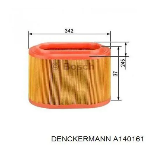 A140161 Denckermann воздушный фильтр