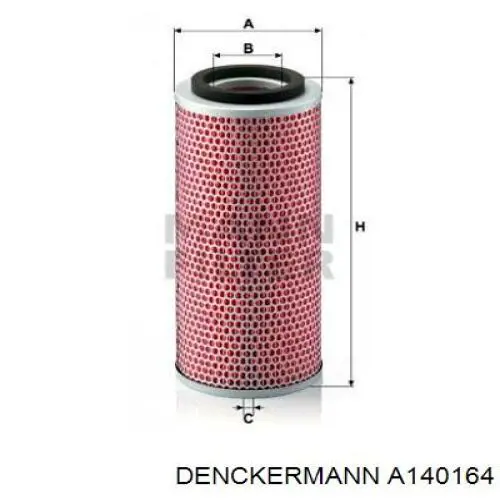 Купить A140164 Denckermann Автомобильный фильтр воздуха