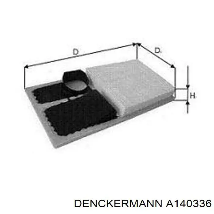 Элемент воздушного фильтра Denckermann A140336 цена, от 7.78 USD