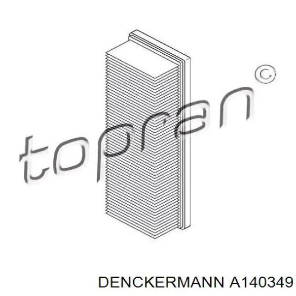 Элемент воздушного фильтра Denckermann A140349 цена, от 5.10 USD