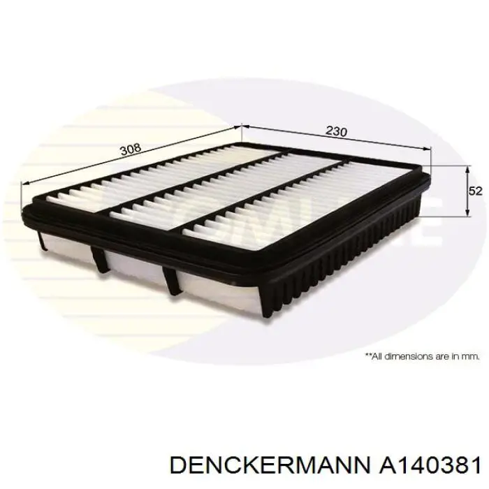 Элемент воздушного фильтра Denckermann A140381 цена, от 6.35 USD