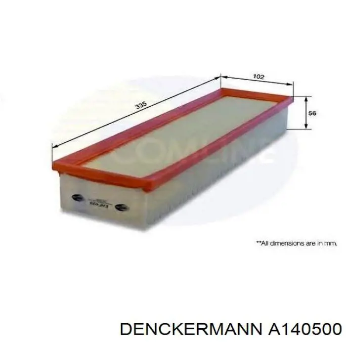Воздушный фильтр A140500 Denckermann