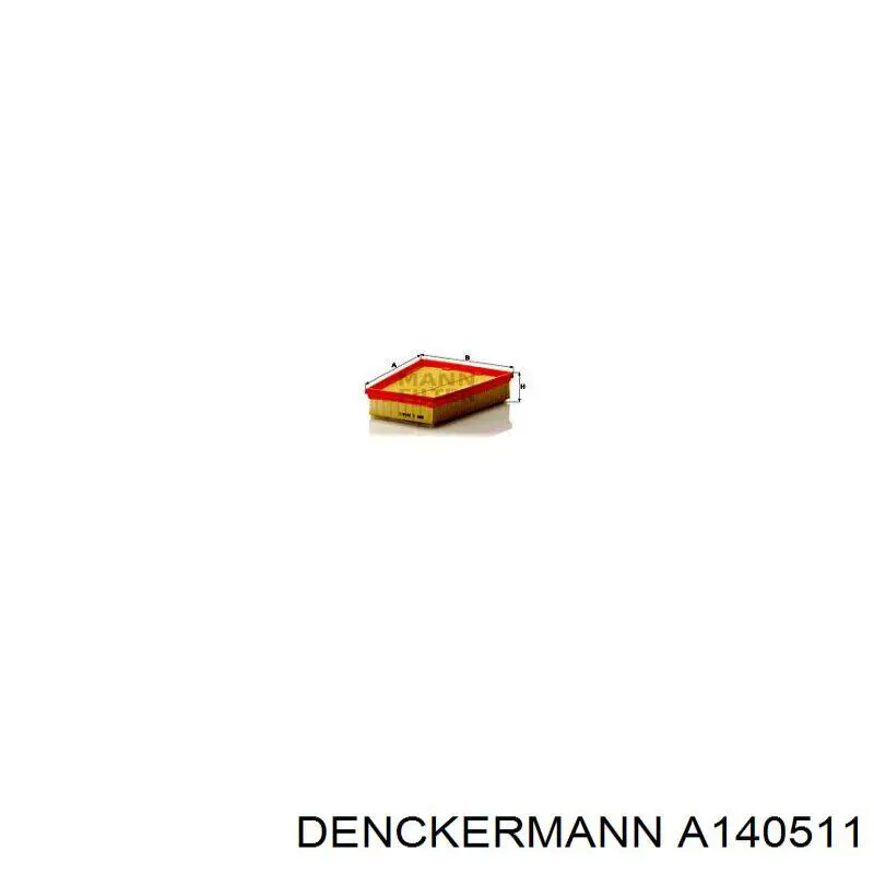 Воздушный фильтр A140511 Denckermann