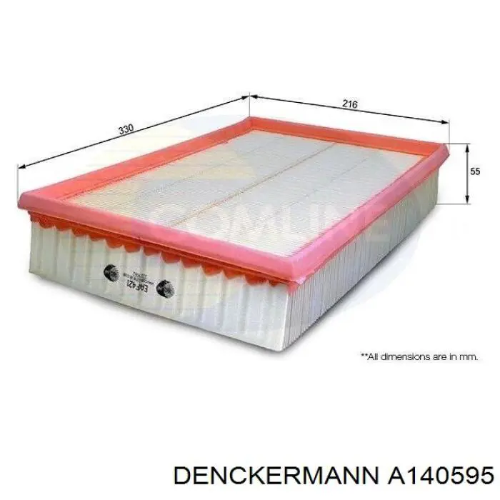 Купить A140595 Denckermann Автомобильный фильтр воздуха