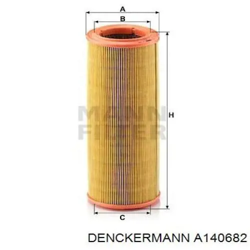 Купить A140682 Denckermann Автомобильный фильтр воздуха